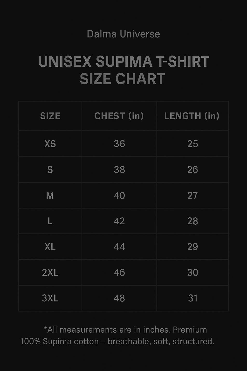 DALMA QUEEN T-Shirt, Soft Energy Supima