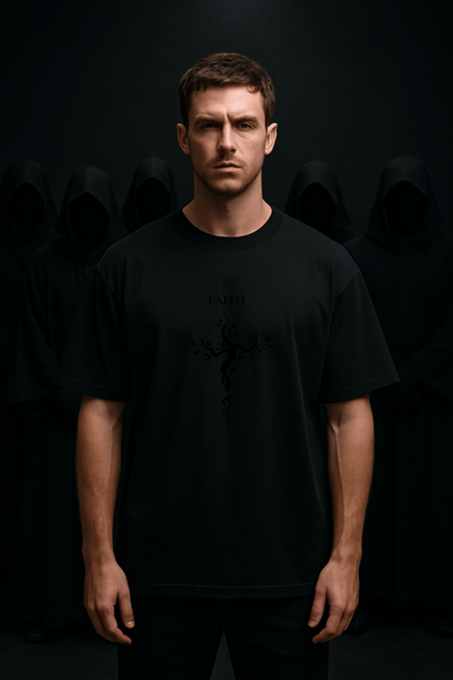 FAITH AND TREE T-Shirt, Classic Oversized