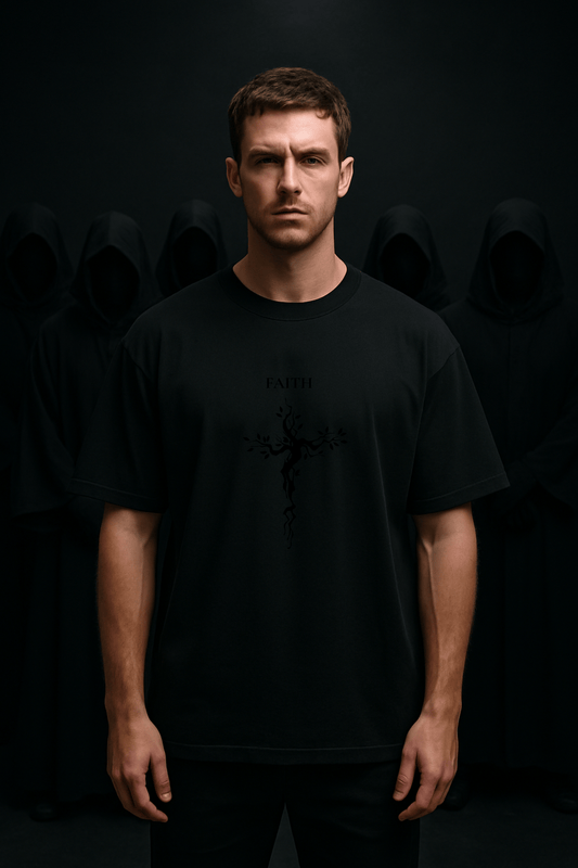 FAITH AND TREE T-Shirt, Classic Oversized