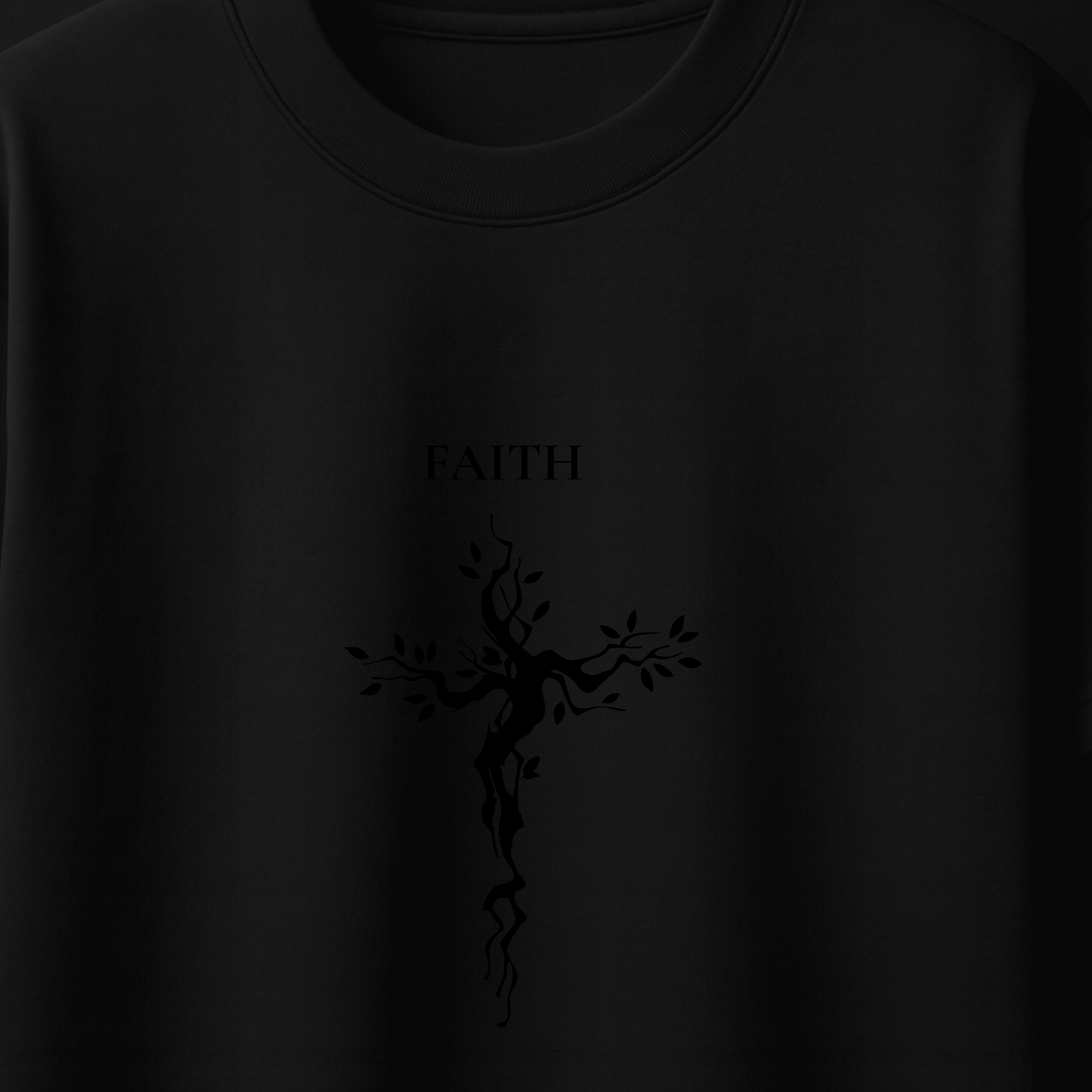 FAITH AND TREE T-Shirt, Classic Oversized