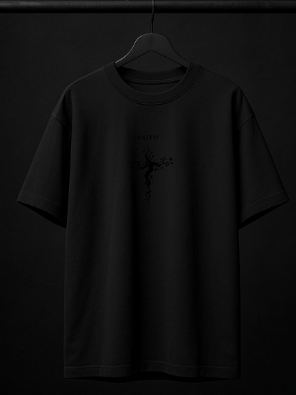 FAITH AND TREE T-Shirt, Classic Oversized