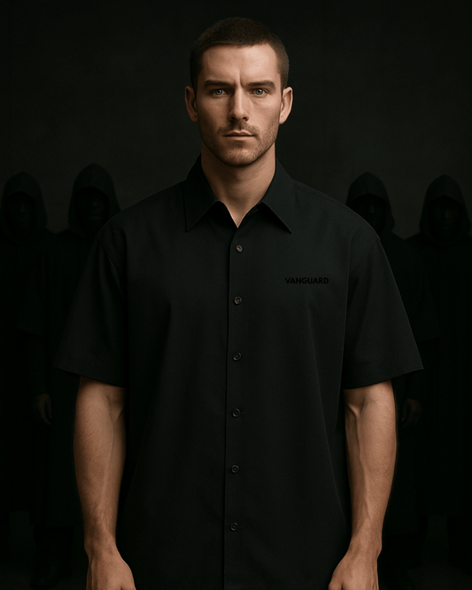 DALMA VANGUARD Black Shirt, Oversized